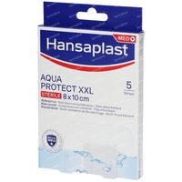 Hansaplast Aquaprotect XXL Steriel 8x10cm 5 stuks