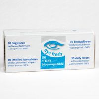 EyeFresh 1D Lentille -0,50 30 lentilles