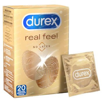 Durex Real Feeling Préservatifs 20 pièces