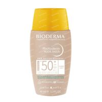 Bioderma Photoderm Nude Touch Gemengde tot Vette Huid Light SPF50+ 40 ml