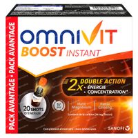 Omnivit Boost Instant - Vitamine & Energie 20x15 ml flacons