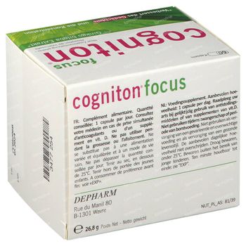 Cogniton Focus Geheugen & Concentratie 60 capsules