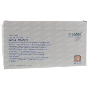 MaiMed Compresse Stérile 7.5x7.5cm 100 st