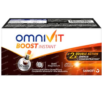 Omnivit Boost Instant - Vitamine & Energie 10x15 ml flacons