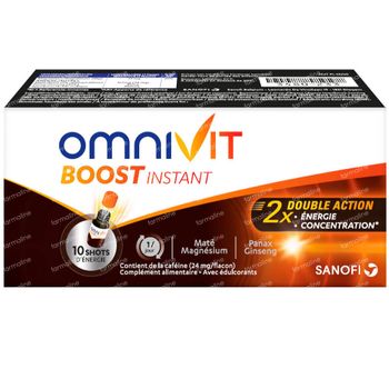 Omnivit Boost Instant - Vitamine & Energie 10x15 ml flacons