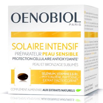 Oenobiol Solaire Intensif Peau Sensible - Protection Cellulaire de l'Interieur 30 capsules
