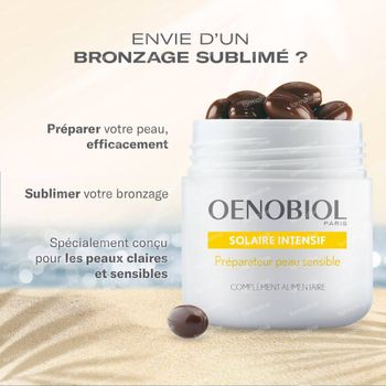Oenobiol Solaire Intensif Peau Sensible DUO 2x30 capsules