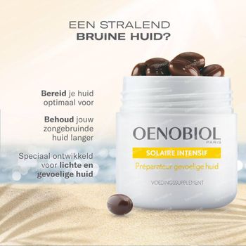 Oenobiol Solaire Intensif Gevoelige Huid DUO 2x30 capsules