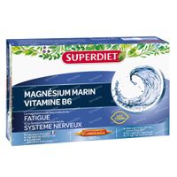 Superdiet Magnesium van Zee Oorsprong + Vitamine B6 20x15 ml