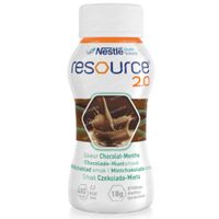 Resource 2.0 Chocolat - Menthe 4x200 ml