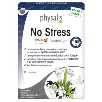 Physalis No Stress Nouvelle Formule 30 comprimés