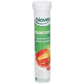Biover Magnésium+ 20 comprimés effervescents