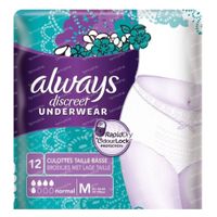 Always Discreet Culotte d'Incontinence Medium 12 pièces