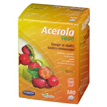 Orthonat Acerola 1000 mg Nouvelle Formule 100 comprimés