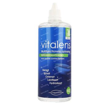 Vitalens - Produit Lentille - Solution Multifonction pour Lentilles de Contact Souples 400 ml