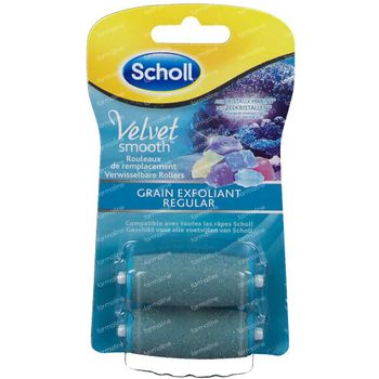Scholl Velvet Smooth Regular Zeekristallen Navulling 2 st
