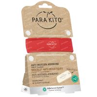 Para'Kito® Anti-Mücke Handschlaufe Rot Wiederaufladbar 1 st