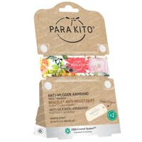 Para'Kito® Anti-Mücke Handschlaufe GRAPHIC Blumen Wiederaufladbar 1 st