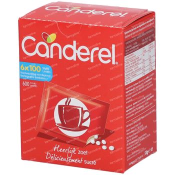 Canderel Recharge + 100 Comprimés GRATUIT 500+100 comprimés