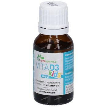 Vitanutrics Vita D3 400UI Kids 15 ml gouttes