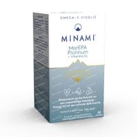 Minami MorEPA Smart Fats Platinum + Vitamine D3 60  capsules