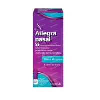 Allegra Nasal Spray Nasal Rhinite Allergique 120  dosettes