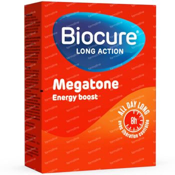 Biocure Megatone Energy Boost - Weerstand, Vitamine 60 tabletten