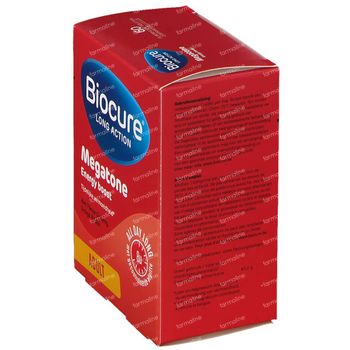Biocure Megatone Energy Boost - Weerstand, Vitamine 60 tabletten