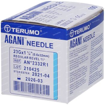 Terumo Agani™ 23g Ø 0,6mm - 32mm  100 naalden