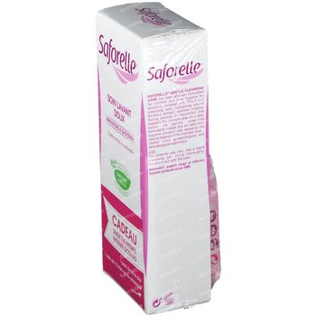 Saforelle Flüssigseife 250 ml + Intimate Wipes 10 Stück 1 shaker