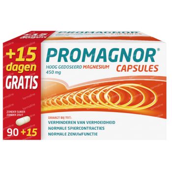 Promagnor + 15 Capsules GRATIS 90+15 capsules