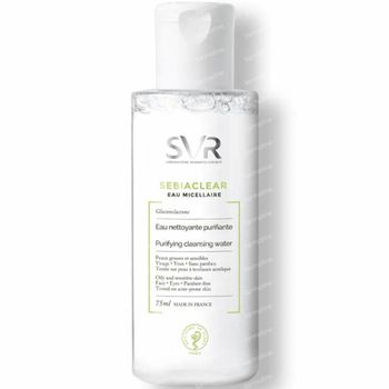 SVR Sebiaclear Eau Micellaire Mini 75 ml