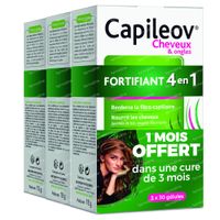 Nutreov Capileov Cheveux & Ongles Fortifiant 4 en 1 TRIO 3x30 capsules