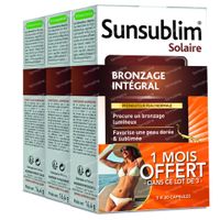 Nutreov Sunsublim Solaire Bronzage Intégral TRIO 3x30 capsules