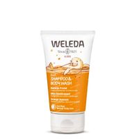 Weleda Kids 2-in-1 Shampoo & Body Wash Blije Sinaasappel 150 ml