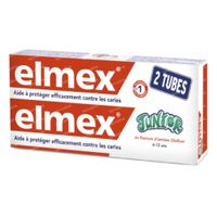 Elmex Junior Zahnpasta 6-12 Jahre DUO 2x75 ml