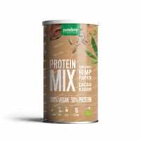 Purasana Vegan Protein Mix Pompoen - Zonnebloempit - Hennepzaad Chocolade Bio 400 g