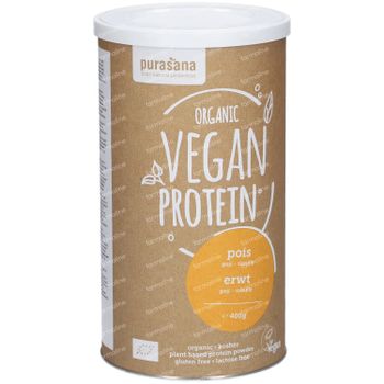 Purasana Vegan Protéine Petit Pois Goji-Vanille Bio 400 g