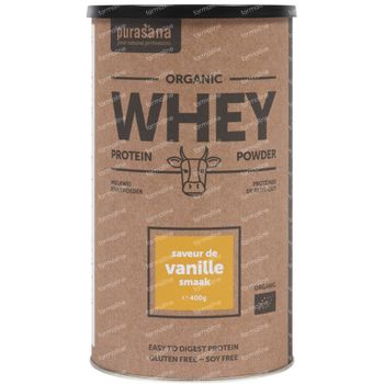 Purasana Petit-Lait Vanille Bio 400 g