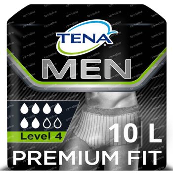TENA Men Premium Fit Protective Underwear Level 4 Large 10 st
