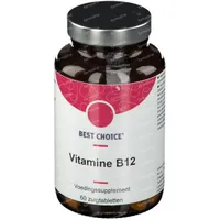 Best Choice Vitamine B12 60 tabletten | FARMALINE.be