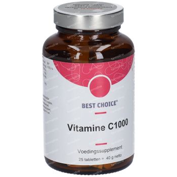 Best Choice Vitamine C-1000 25 comprimés