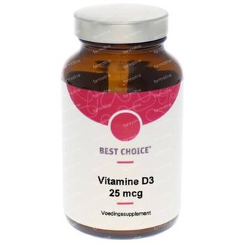 Best Choice Vitamine D3 25 mcg 180 comprimés