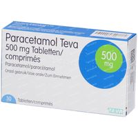 Paracetamol Teva 500mg 30  comprimés