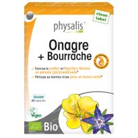 Physalis® Onagre + Bourrache Bio 60 capsules