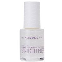 Korres Nail Colour Base Coat Helderheid 10 ml nagellak