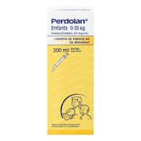 Perdolan® Enfants 32 mg/ml - Pour le Traitement Symptomatique de la Fièvre et de la Douleur 200 ml sirop