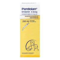 Perdolan® Kinderen 32 mg/ml - Bij Symptomatische Behandeling van Koorts en Pijn 200 ml siroop