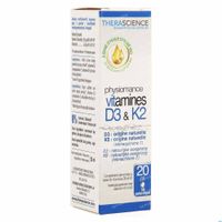 Physiomance Vitamines D3 & K2 PHY309 20 ml