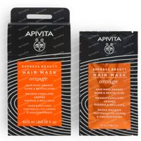 Apivita Express Beauty Glans & Revitaliserend Haarmasker Sinaasappel 20 ml